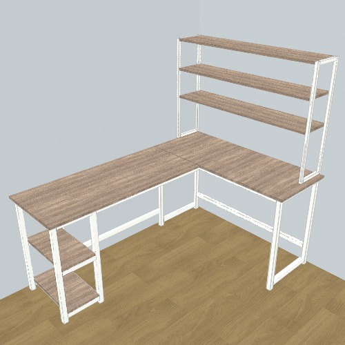 Escritorio en forma de L