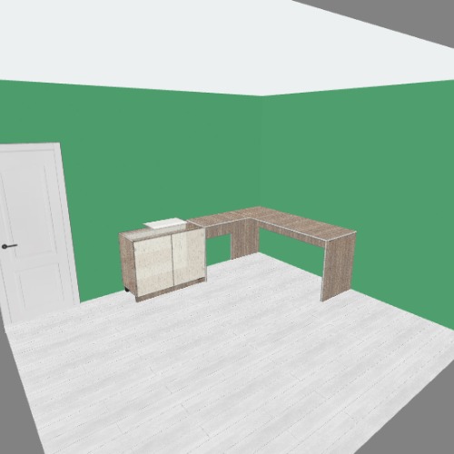 ESCRITORIO L Y REPISAS Free 3D furniture designs and blueprints from Flatma Community