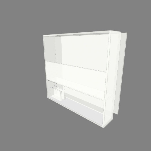 Escritorio plegable pared