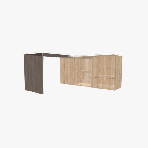 EscritorioL 3 gabetas