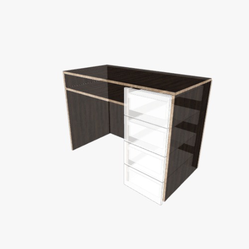 Escrivaninha 4 Gavetas