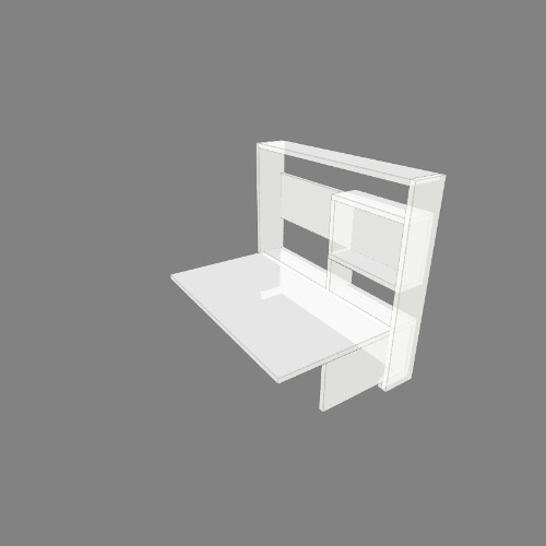 Escrivaninha abre e fecha - Home Office