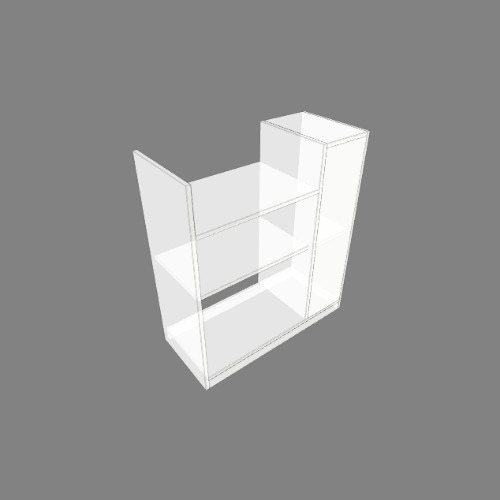 MUEBLE RECIBIDOR 80 X 90X 35