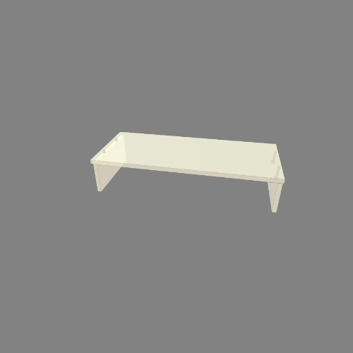 Estante para Amplificador con hueco para pedalera