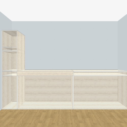 estantería salón gamer