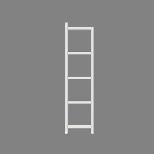 five-tier metal shelf