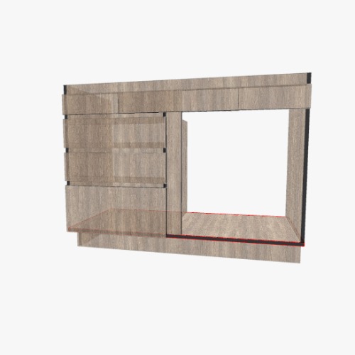 Gabinete para Pia com Gavetas