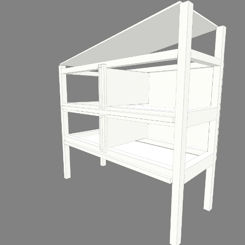 Gallinero Free 3D furniture designs and blueprints from Flatma Community