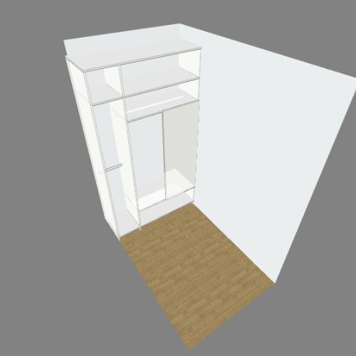 Гардероб Free 3D furniture designs and blueprints from Flatma Community