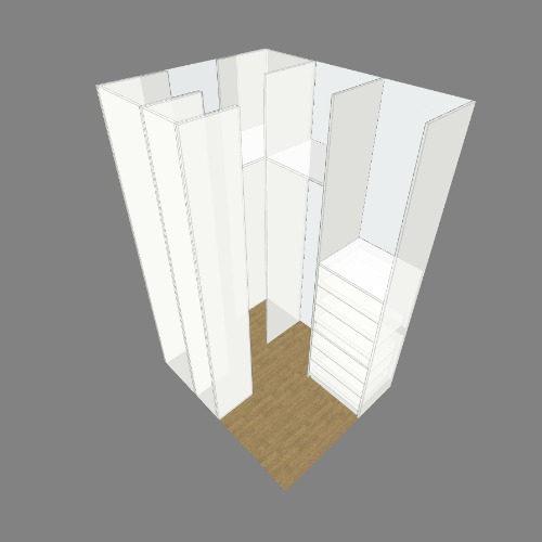 Гардероб Free 3D furniture designs and blueprints from Flatma Community