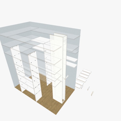 гардероб Flatma 커뮤니티의 무료 3D 가구 프로젝트 및 도면