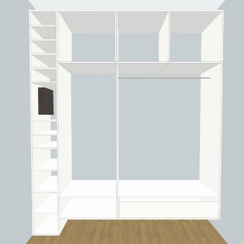 Гардероб в прихожей