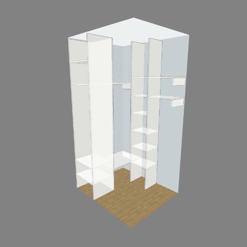 Гардеробная 1300*1100