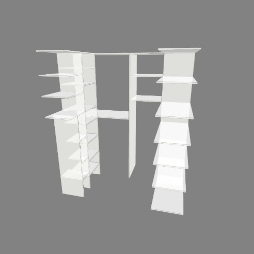 гардеробная 2*1,5 Free 3D furniture designs and blueprints from Flatma Community