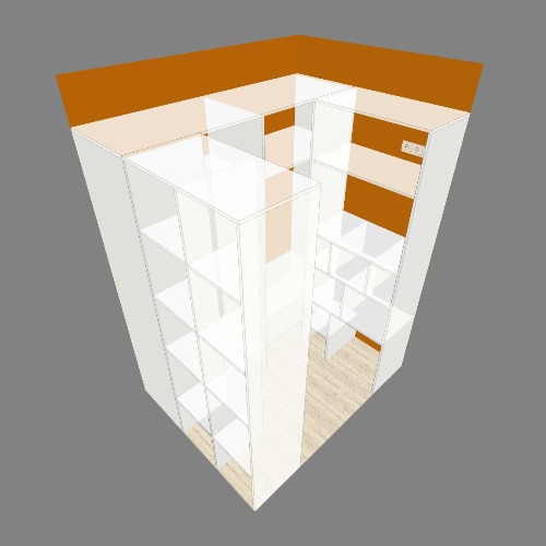 Гардеробная Free 3D furniture designs and blueprints from Flatma Community