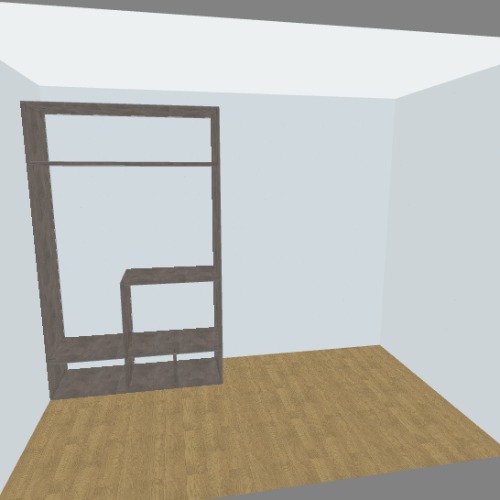 Гардеробная под штору