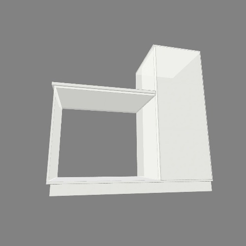 Gefrierschrank Proyek dan denah furnitur 3D gratis dari Komunitas Flatma