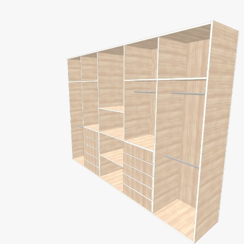 Guarda-roupa Бесплатные 3D-проекты мебели и чертежи от сообщества Flatma