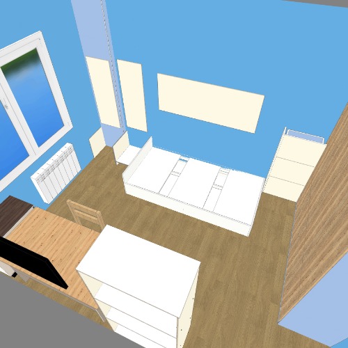 habitación Free 3D furniture designs and blueprints from Flatma Community