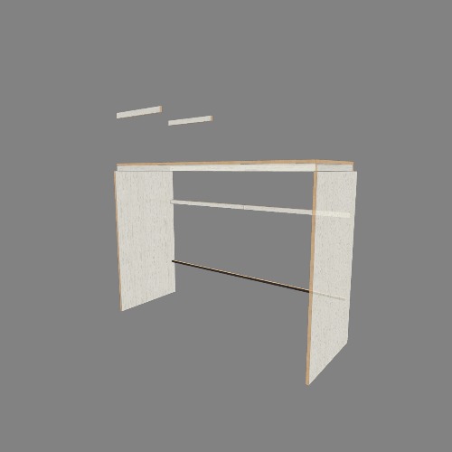 Hochbett-Erhöhung Бесплатные 3D-проекты мебели и чертежи от сообщества Flatma