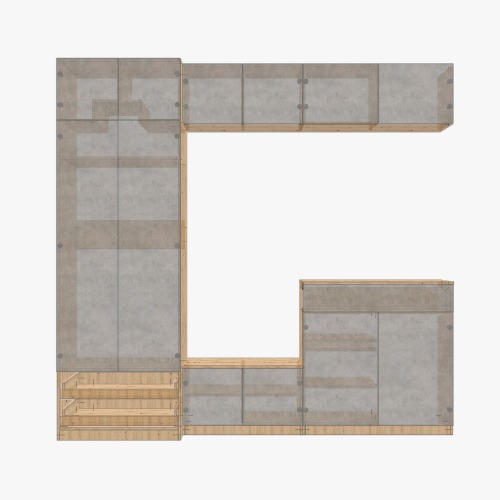 шкаф 21 + полка