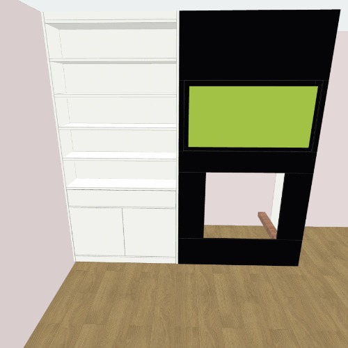 Lareira Embutida Free 3D furniture designs and blueprints from Flatma Community