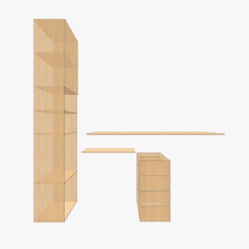 Стол письменный основной