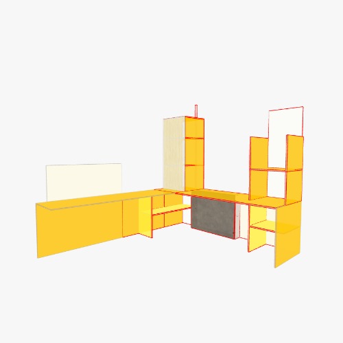 Детский стол Flatmaコミュニティの無料3D家具プロジェクトと図面