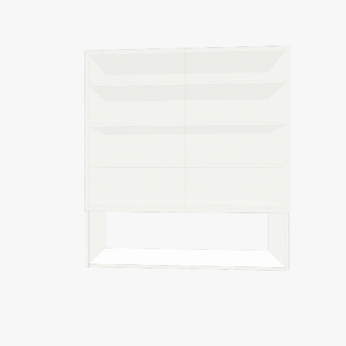 шкафчик в нишу в ванную