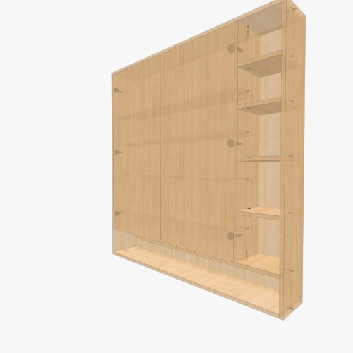 Шкаф над инсталяцией