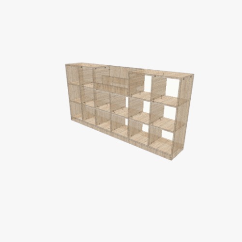 juguetero melamina + librero