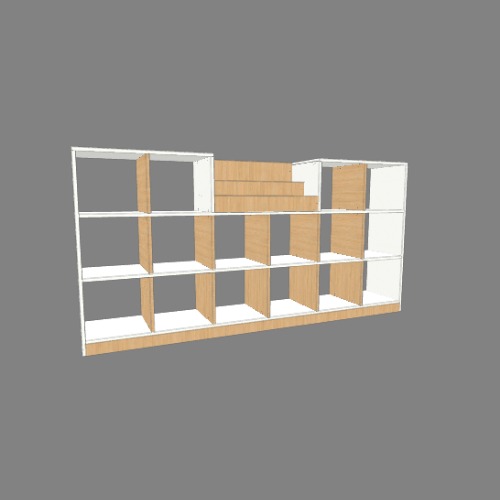 juguetero melamina + librero