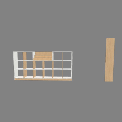 juguetero melamina + librero