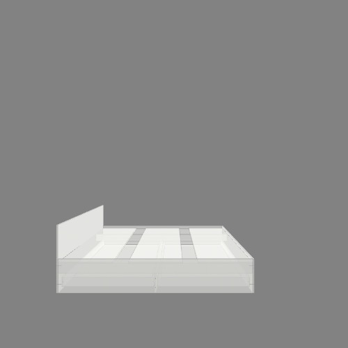 king Bed with drawers