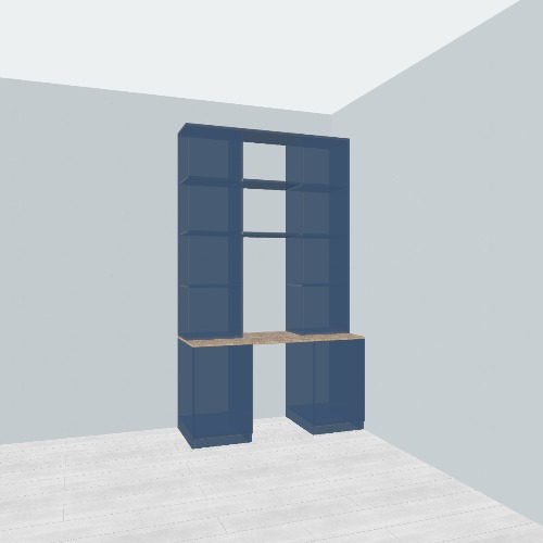 Kitaplıklı Çalışma Masası