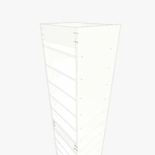 Кладовка встроенная в нишу