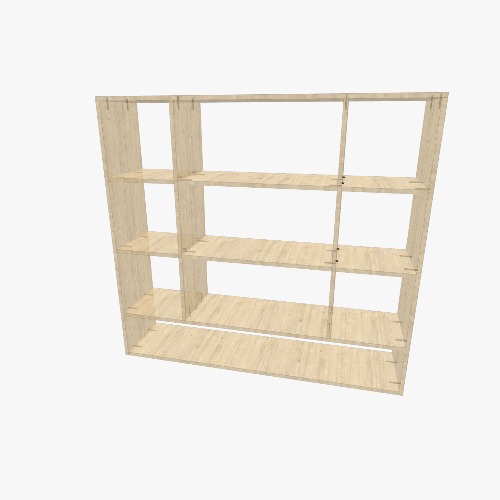 книжная полка 130 см измененная