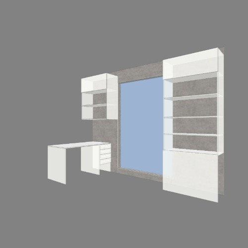 Книжный шкаф спальня