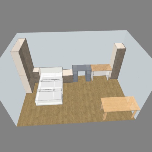 комната Free 3D furniture designs and blueprints from Flatma Community