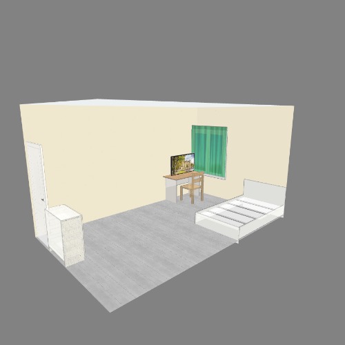 комната Бесплатные 3D-проекты мебели и чертежи от сообщества Flatma