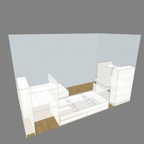 комната Free 3D furniture designs and blueprints from Flatma Community