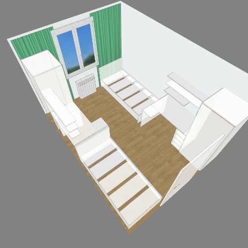 комната мечты для двойняшек