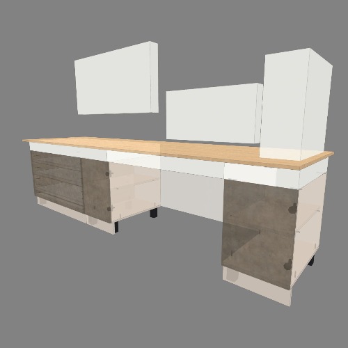 Комод с 3 ящиками