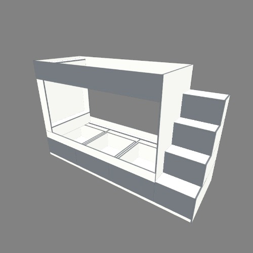 Кровать Free 3D furniture designs and blueprints from Flatma Community