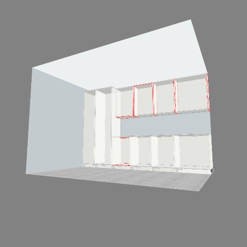 Кухня Бесплатные 3D-проекты мебели и чертежи от сообщества Flatma