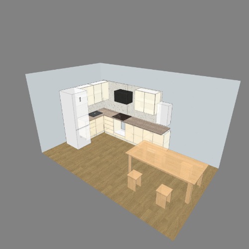 Кухня Free 3D furniture designs and blueprints from Flatma Community