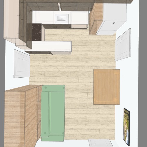 Кухня гостинная