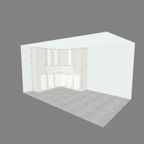 Кухня Миргородська Бесплатные 3D-проекты мебели и чертежи от сообщества Flatma