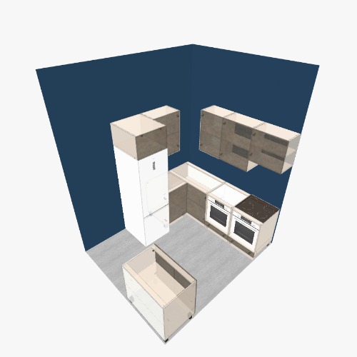 Кухня полудоделанная