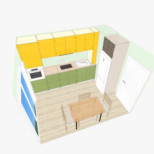 Кухня с котиками))